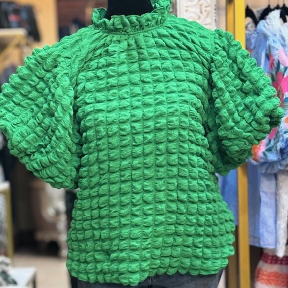 THML Puffed Sleeve Textured - Picture 2 of 2